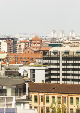 Güzel Milan cityscape İtalya