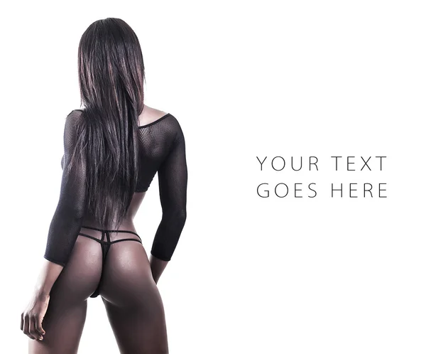 African model back and butt card
