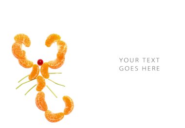 Güzel mandalina Akrep kartı