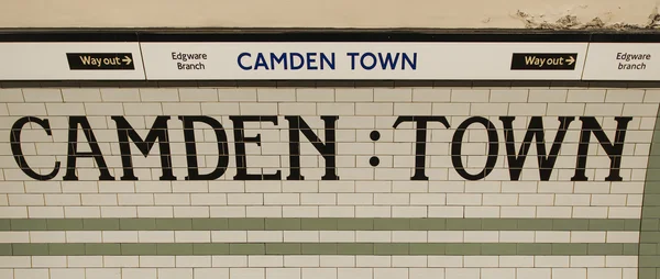 Camden Town Underground station letterbox — Stock Photo, Image