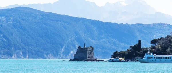 Hermoso paisaje marino en el buzón de Liguria —  Fotos de Stock