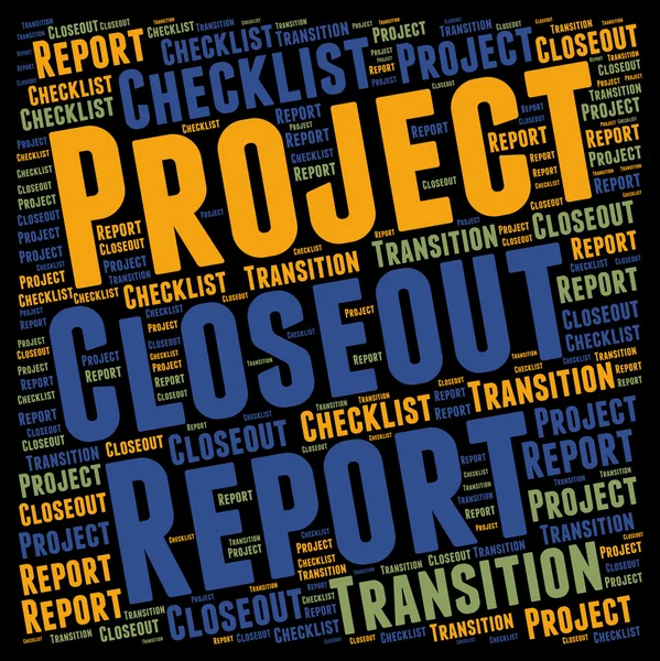 Business project tag cloud — Stock Photo, Image