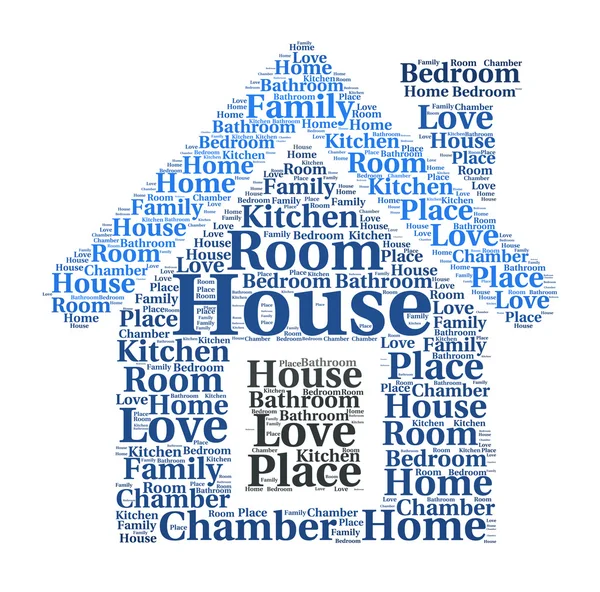 House tag cloud — Stock Photo, Image