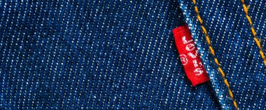 Eski kot pantolon Levis kot amblemi