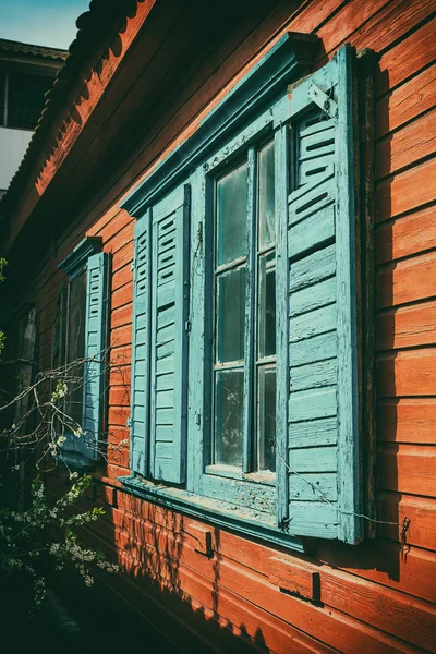 Window of old village house — Stock Photo, Image
