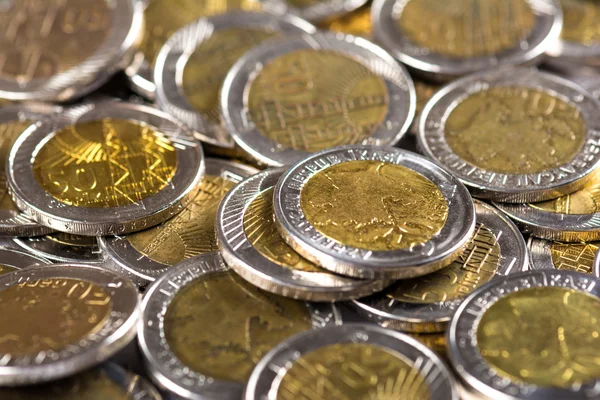 Pile of coins Stock Image