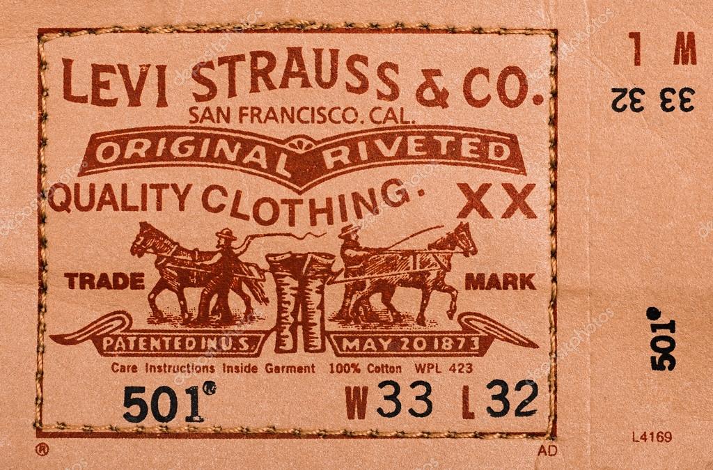 levis jeans label