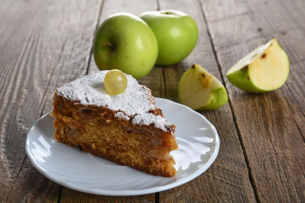 Tarta de manzana casera — Foto de Stock