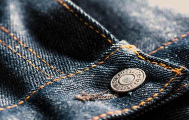 Levis kot pantolon düğmesi