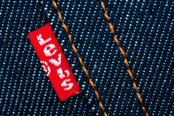 Logotipo Levis jeans — Foto de Stock