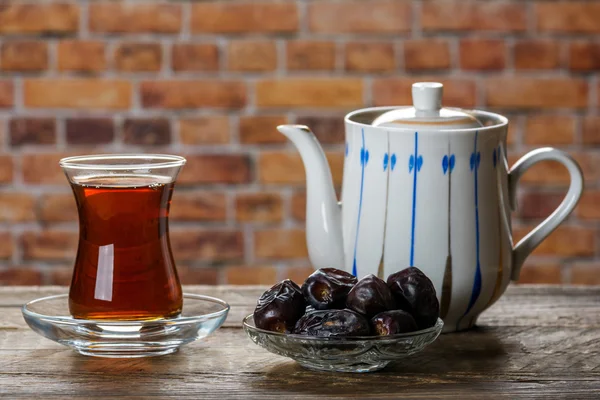 Tea, dátumok — Stock Fotó