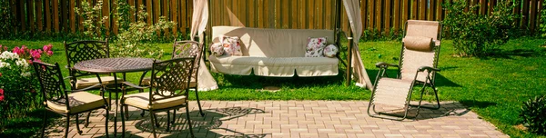 Vacaciones en una casa rural — Foto de Stock