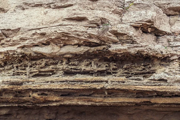 Textura Capas Roca Rocas Sedimentarias — Foto de Stock