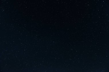 Dark night starry sky and galaxy in outer space universe background