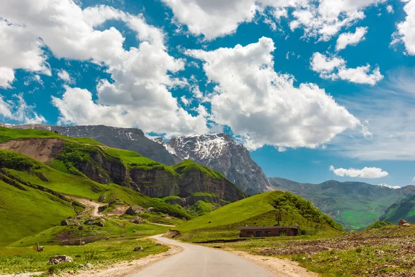 Carretera Zona Montañas Verdes — Foto de Stock