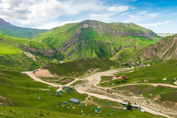 Aldea Alpina Laza Azerbaiyán — Foto de Stock