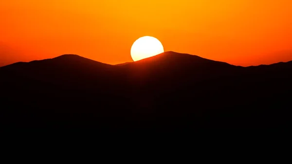Bright Sunset Mountains — Stock Photo, Image