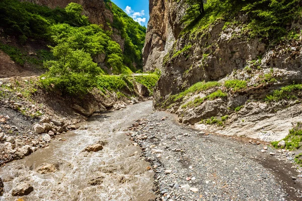 Río Montaña Rápido Desfiladero — Foto de Stock
