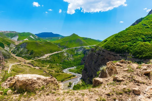 Río Montaña Rápido Valle — Foto de Stock