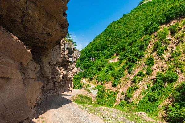 Camino Tierra Zona Rocosa Montaña — Foto de Stock