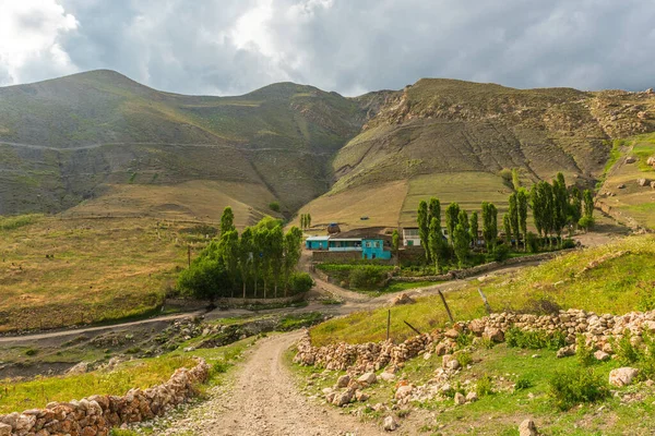 Antiga Aldeia Alpina Khinalig Azerbaijão — Fotografia de Stock