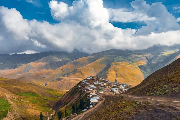 Antiga Aldeia Alpina Khinalig Azerbaijão — Fotografia de Stock