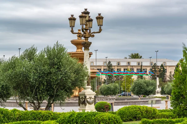 Ganja Azerbeidzjan Juli 2021 Heydar Aliyev Park Het Grootste Park — Stockfoto