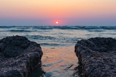 deniz kıyısı Sunrise