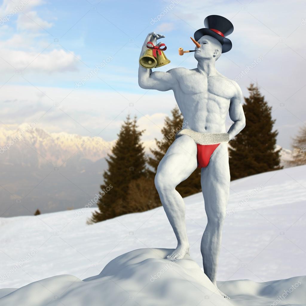 Sexy snowman