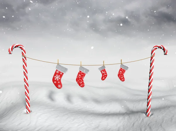 Christmas stockings — Stock Photo, Image