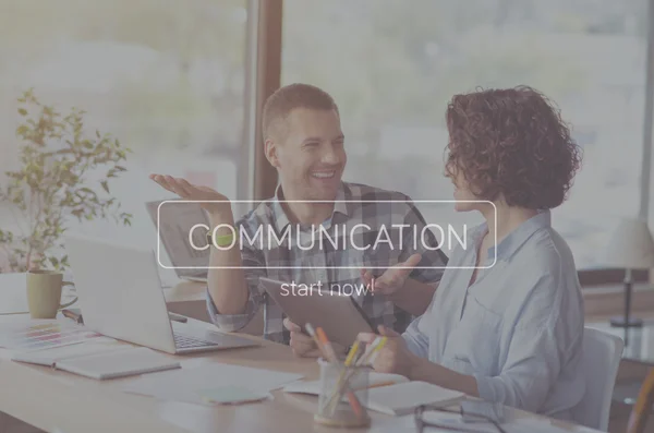 Concepto de Comunicación Moderna —  Fotos de Stock