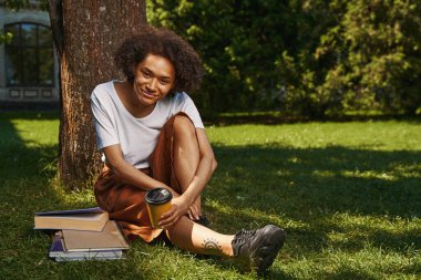 All you need is some rest outdoors and delicious beverage