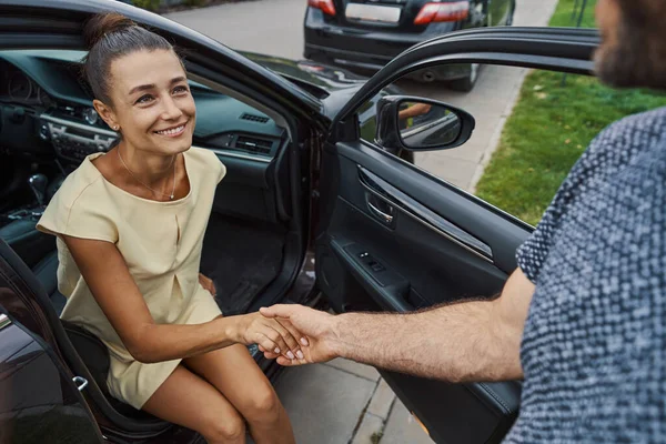 This gentleman is the king of my life — Stock Photo, Image