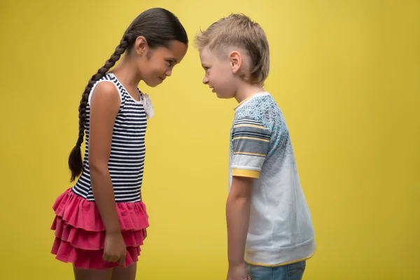 Jongen en meisje — Stockfoto