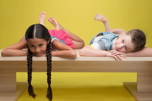 Boy and girl — Stock Photo, Image