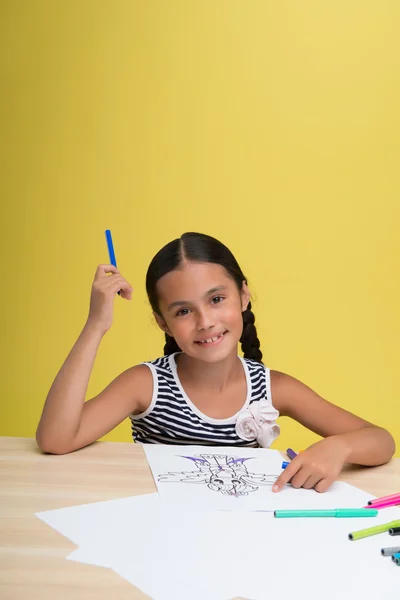 Menino e menina — Fotografia de Stock