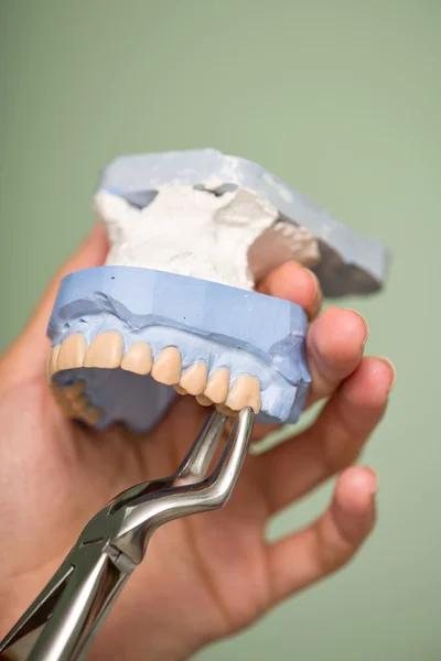 Work of dentist is not so easy — Stock Photo, Image