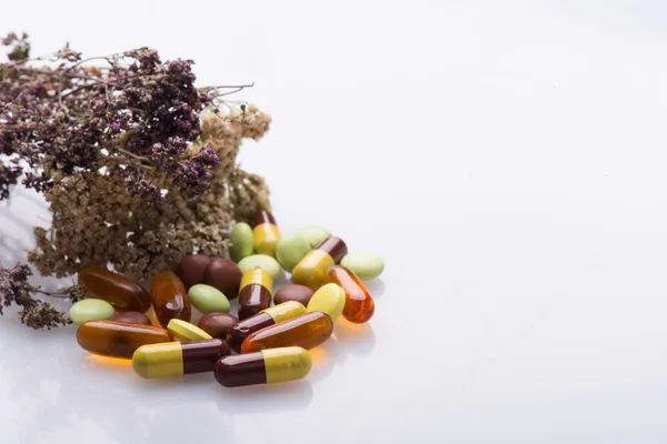 Salud y pastillas — Foto de Stock