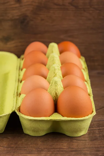 Eggs the delicious and nutritious product — Stock Photo, Image