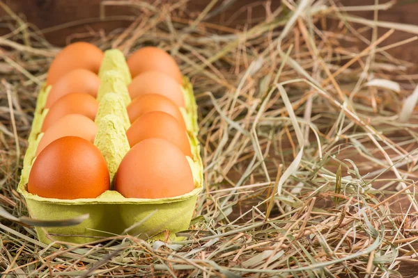 Eggs the delicious and nutritious product — Stock Photo, Image