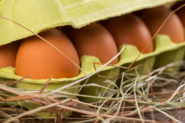 Eggs the delicious and nutritious product — Stock Photo, Image