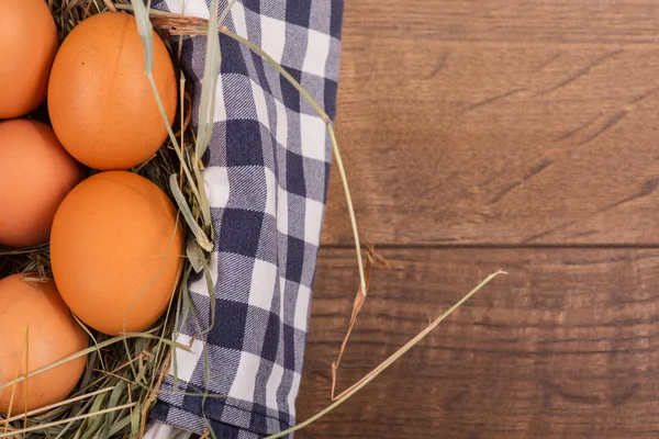 Eier das leckere und nahrhafte Produkt — Stockfoto