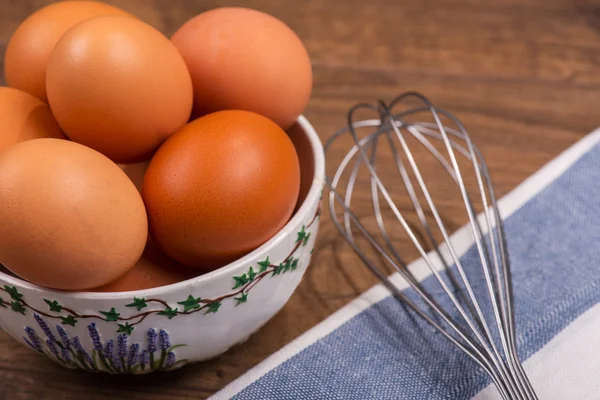 Eier das leckere und nahrhafte Produkt — Stockfoto