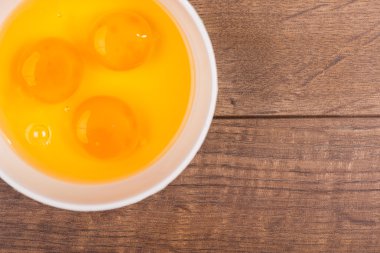 Lezzetli ve besleyici ürün yumurta