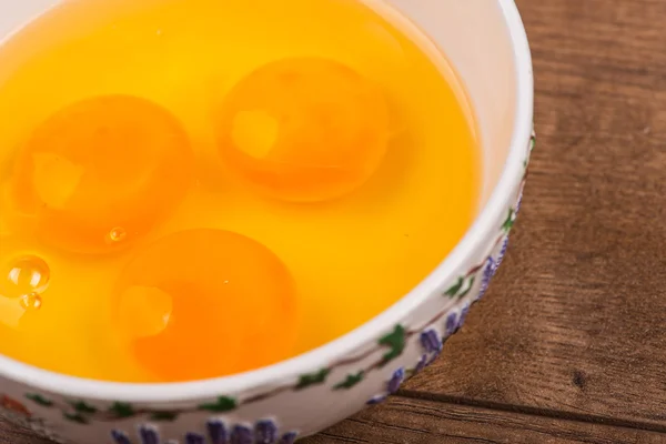 Eggs the delicious and nutritious product — Stock Photo, Image