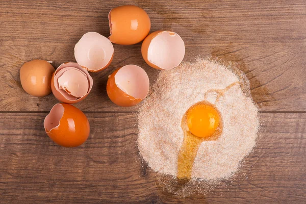 Eggs the delicious and nutritious product — Stock Photo, Image