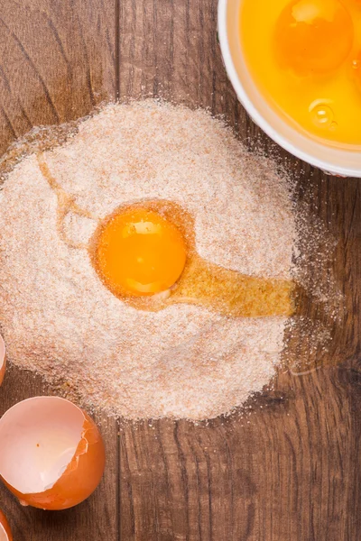 Eggs the delicious and nutritious product — Stock Photo, Image