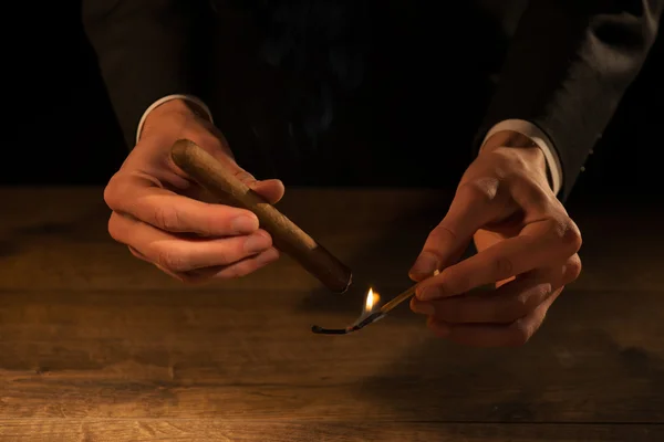 Die Kunst der Zigarren — Stockfoto