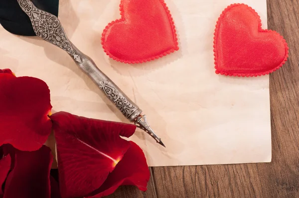 St. Valentines Day love message — Stock Photo, Image