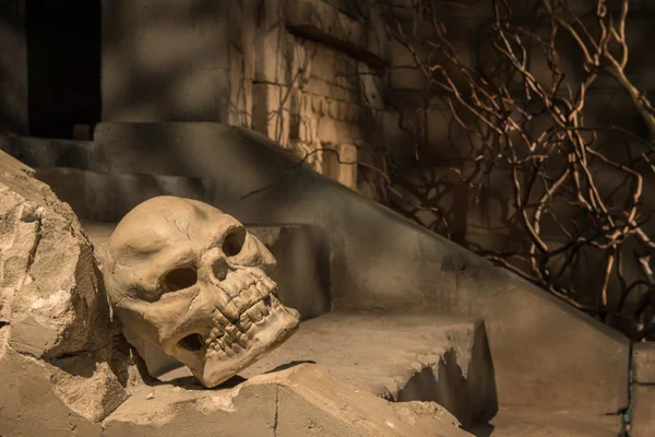 Ancien temple dans la lumière mystique — Photo